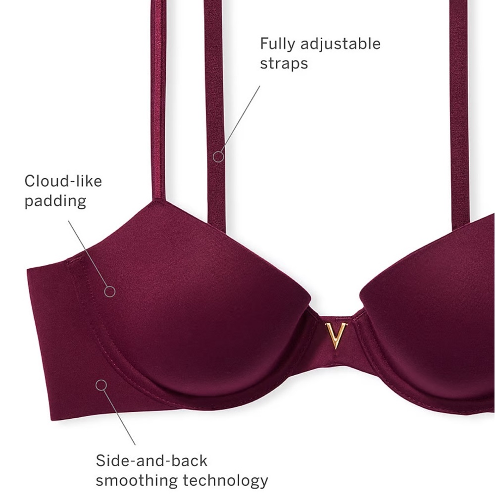 Victoria’s Sectet - LOVE CLOUD
Smooth Lightly Lined Demi Bra